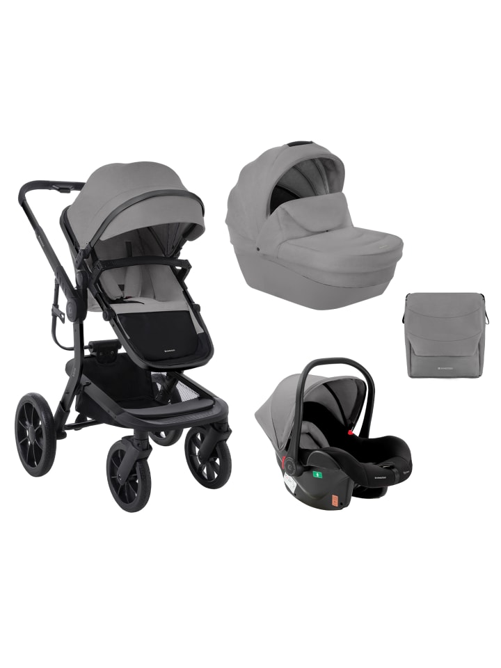 Kikkaboo Kombikinderwagen Irene 3 in 1 in grau günstig kaufen onesize