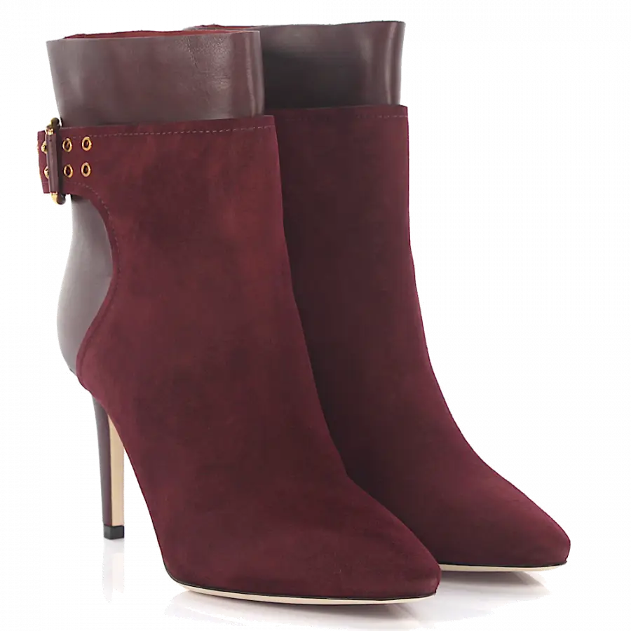 Jimmy Choo - High Heels Stiefeletten - rot