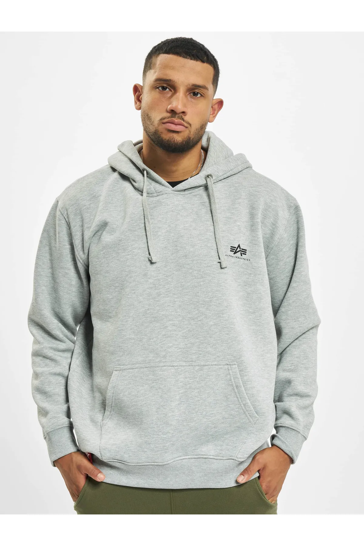 Alpha Industries  Herren Alpha Industries Basic Klein Logo Hoody