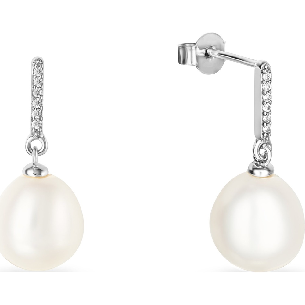 FAVS Boucles d'oreilles à fermoir à poussette 925 Argent Boucles d'oreilles