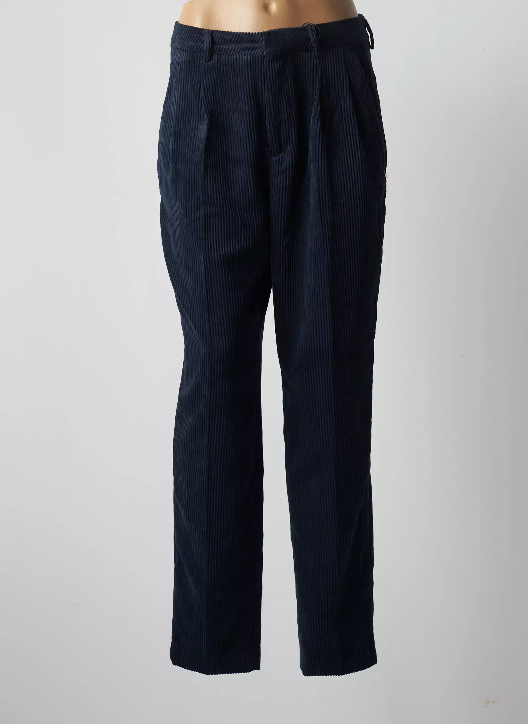Scotch Soda Pantalons Droits Femme couleur bleu
