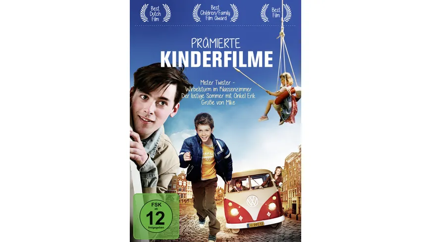 Prämierte Kinderfilme - Mister Twister-Wirbelsturm im Klassenzimmer/Der lustige Sommer mit Onkel Erik/Grüsse von Mike  [3 DVDs]