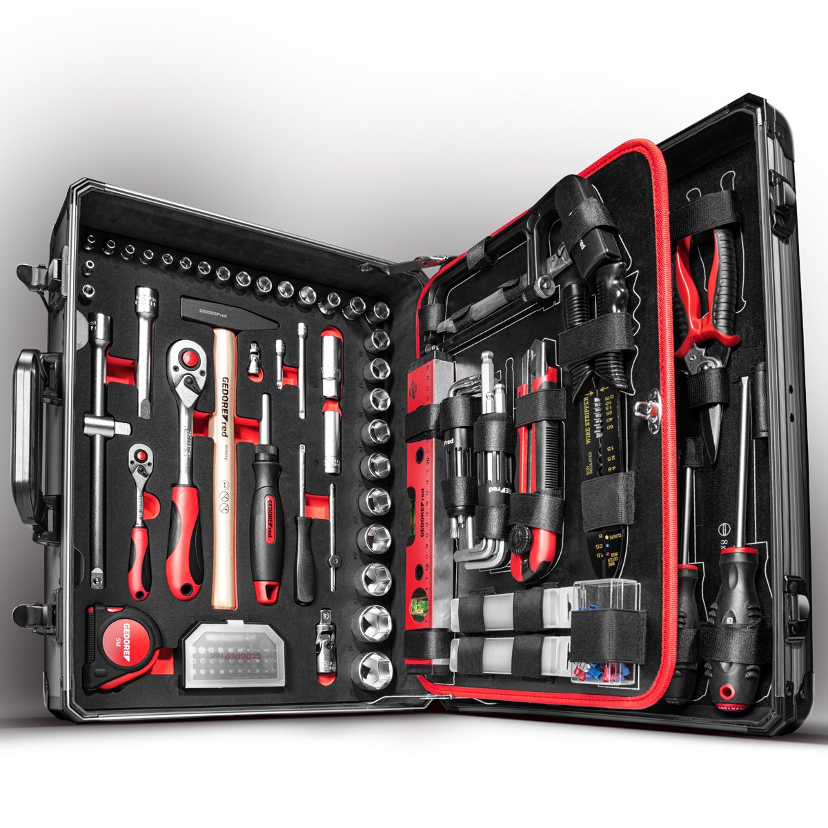 Gedore RED 3300189 R46007138 Universal Allround Verktygssats 138 Delar