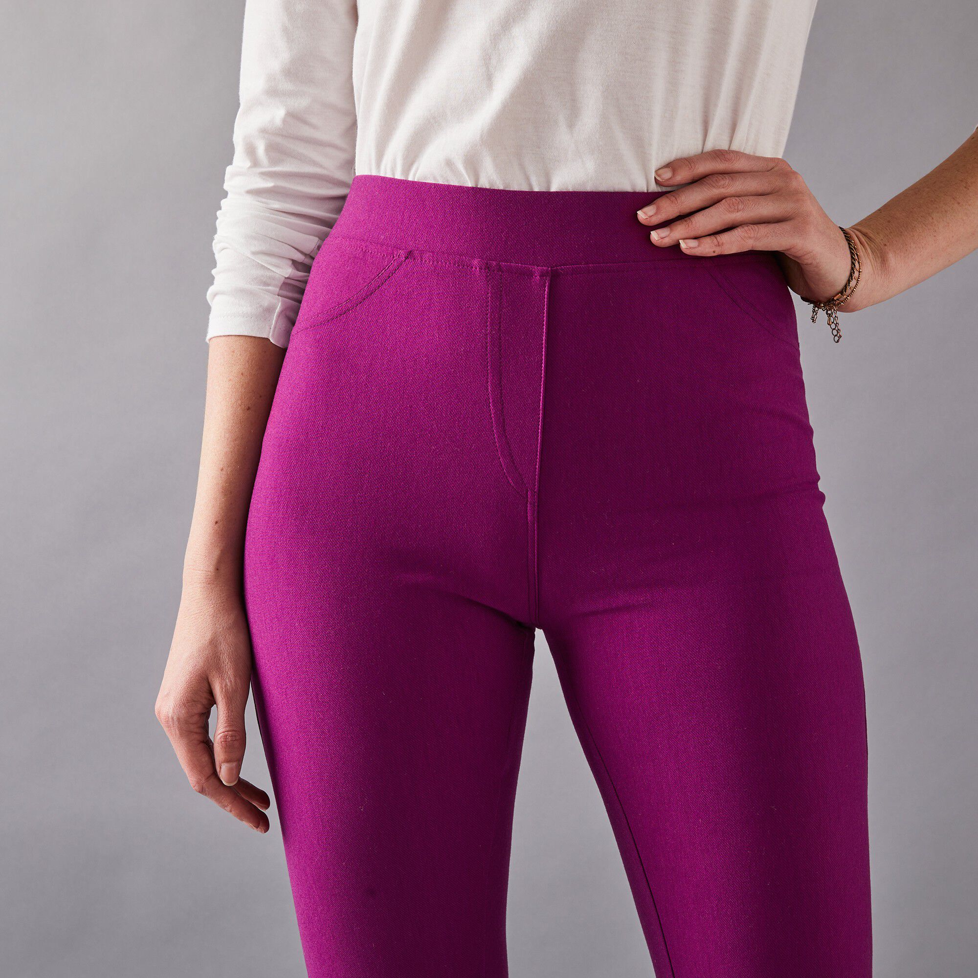 Jegging maille uni