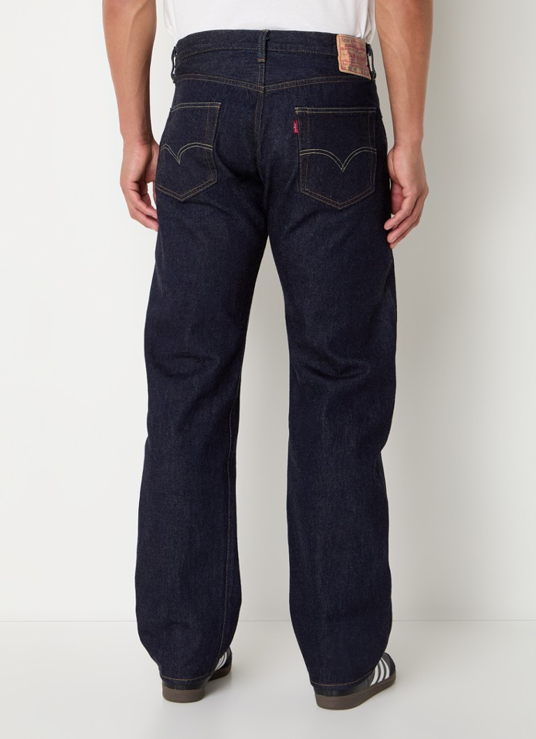 Blugi Levi's 501 slim fit din 1955, decolorare închisă