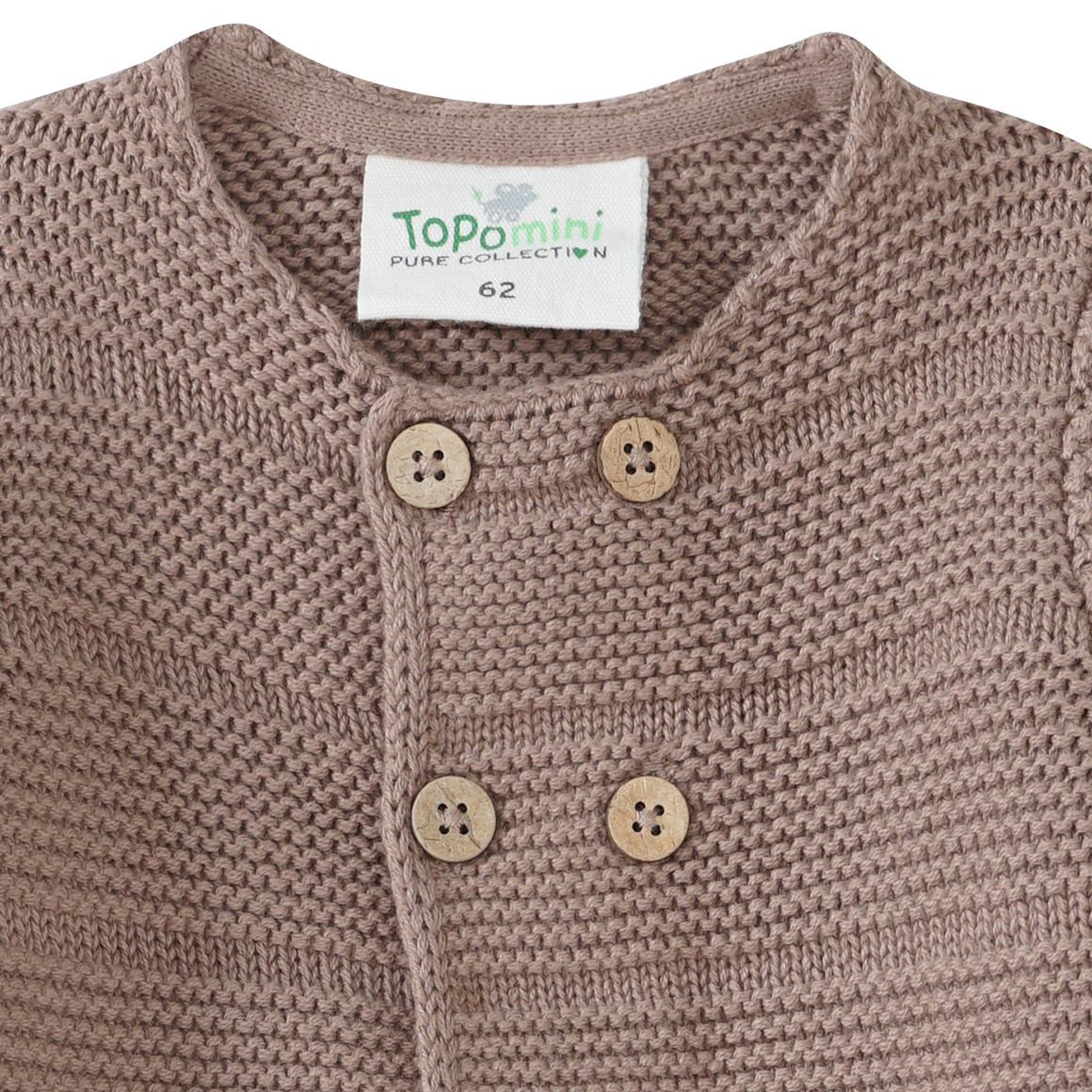 Newborn Strickjacke mit Streifenstruktur