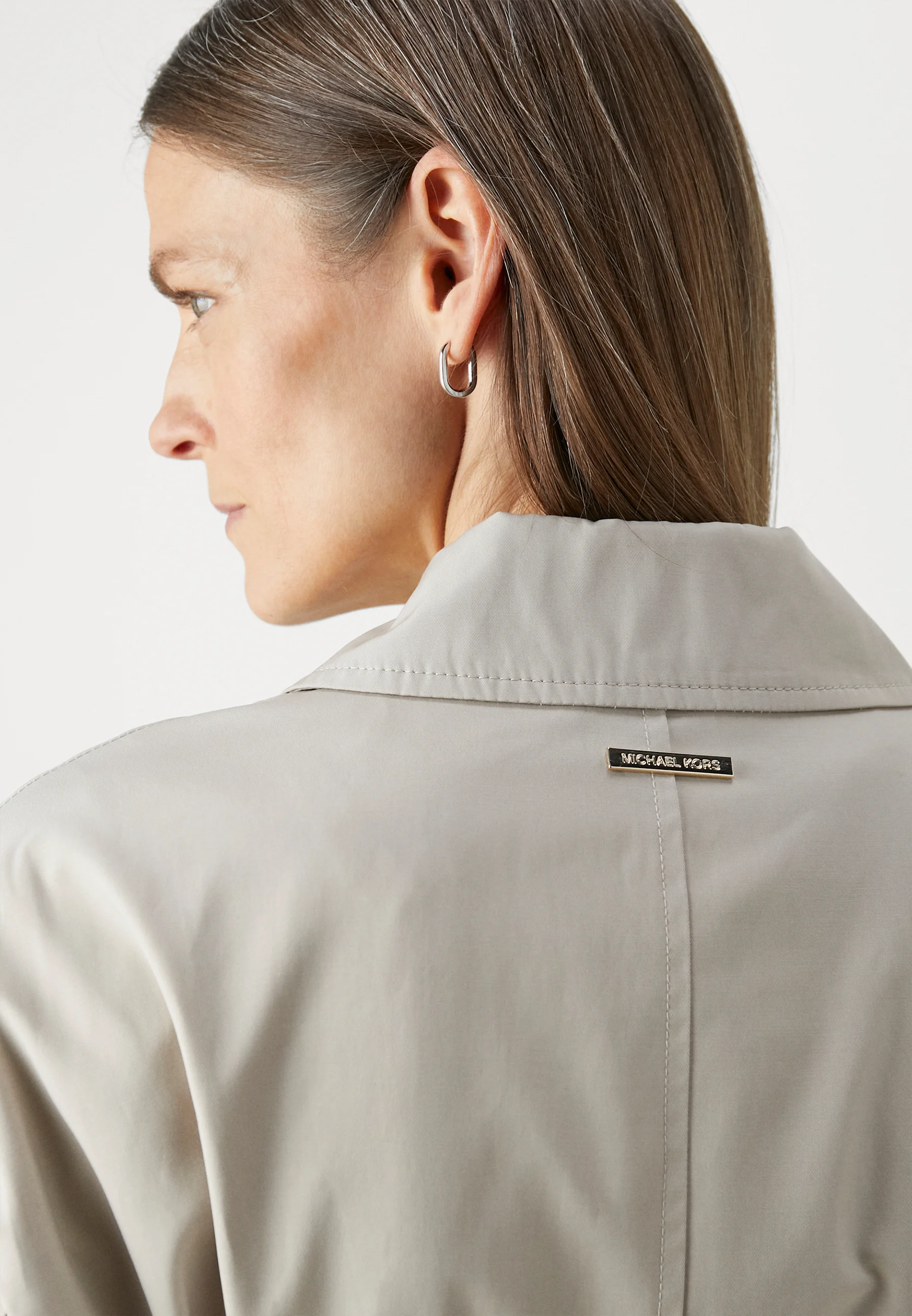 MICHAEL Michael Kors SINGLE BREASTED LOGO - Gabardina