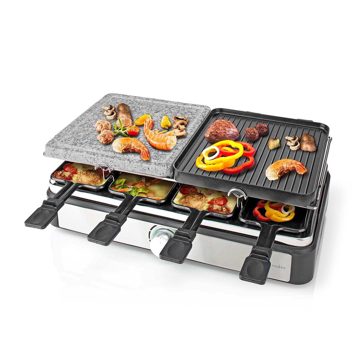 Nedis FCRA300FBK8 Gourmet Raclette