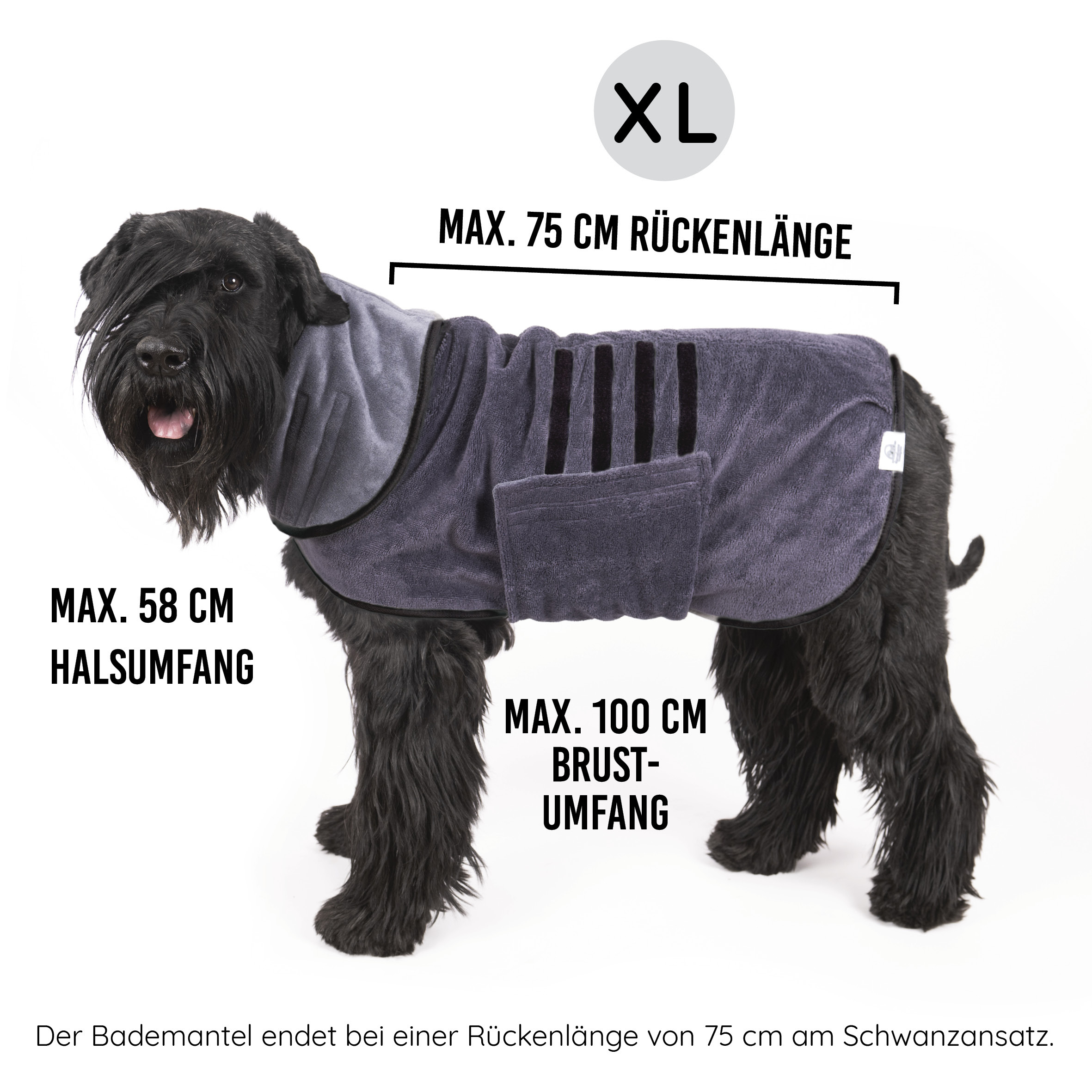 KaraLuna Hundemäntel KaraLuna Bademantel für Hunde XL