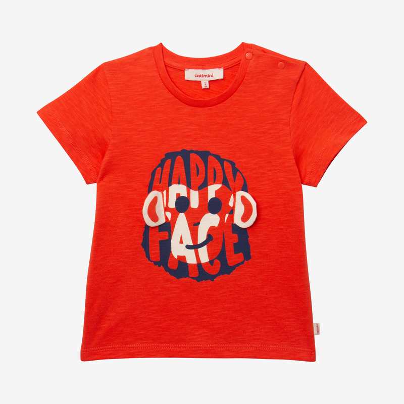 T-shirt bébé garçon singe orange Catimini