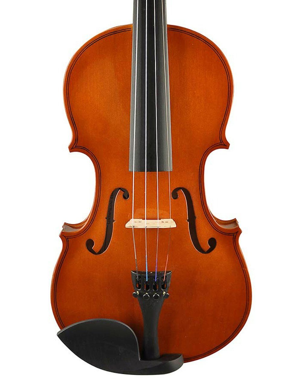 Leonardo Bowed Instruments Violine 4/4 Geige Komplett-Set Student LV-1044 mit Bogen, Harz, Stimmgerät