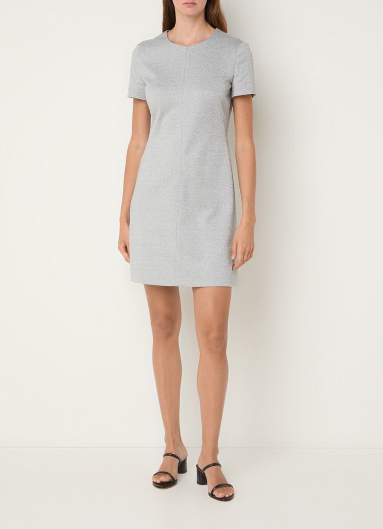 Vestido corto ajustado Donalara de HUGO BOSS con estampado jaspeado