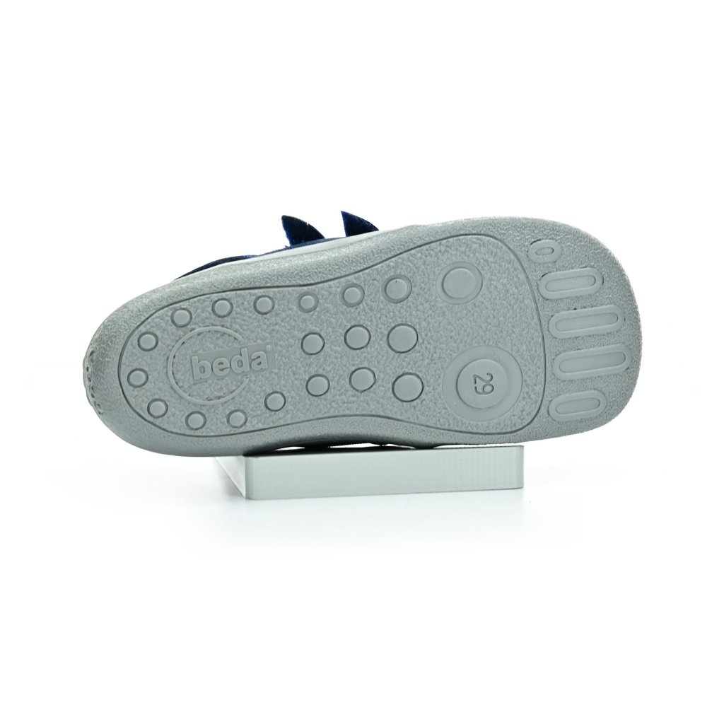 Beda Philip dunkelblaue(BF 0001/ST/W/OT) Barfußsneakers