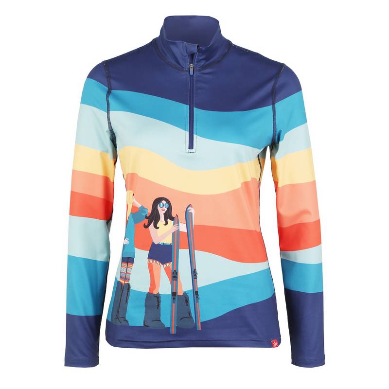 Krimson Klover Peace Love Ski Layerlangarmshirt Damen