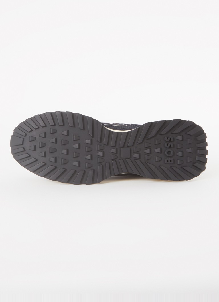 Sneakersy HUGO BOSS Jonah z siateczki i detalami ze zamszu