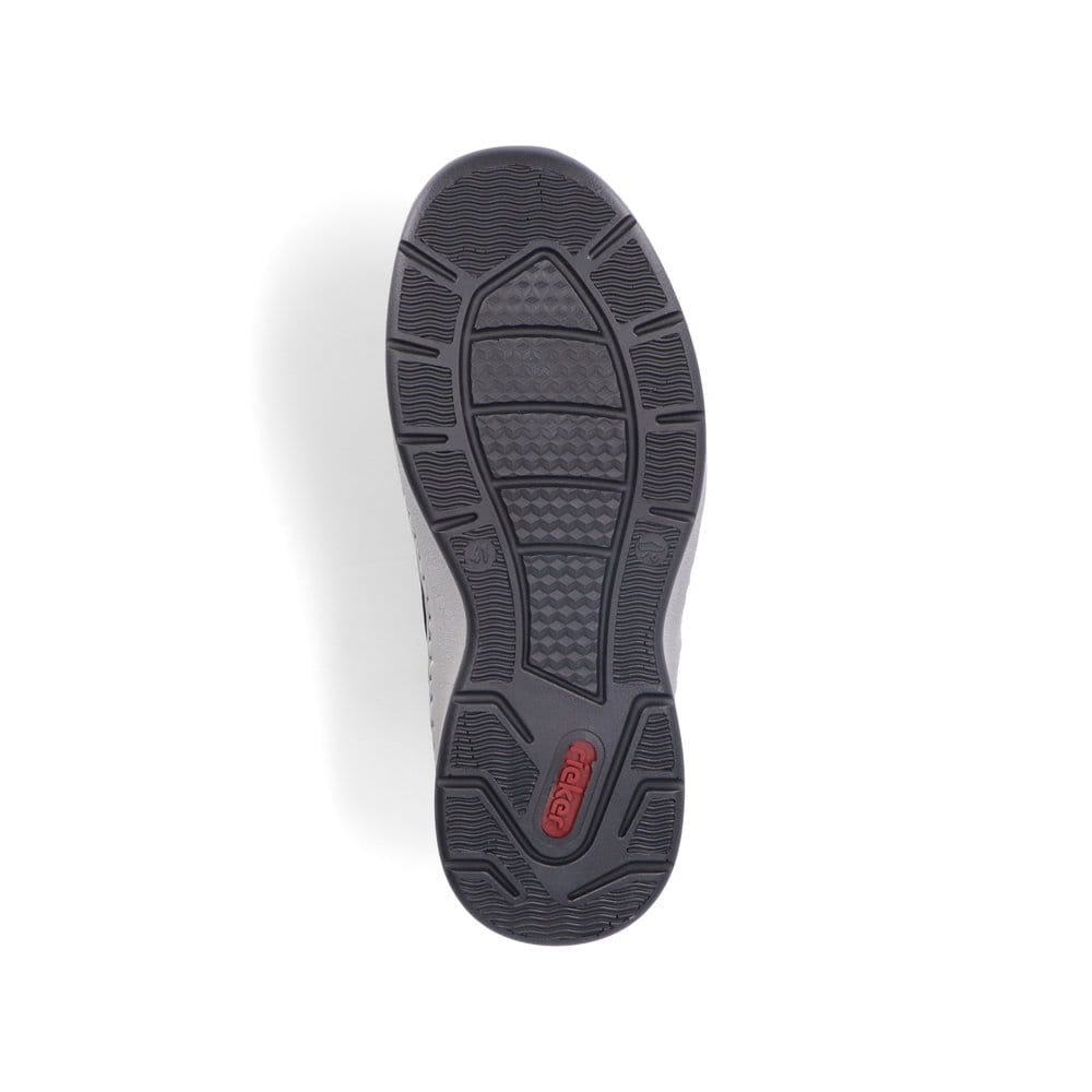 Rieker Herren Slipper graphitschwarz