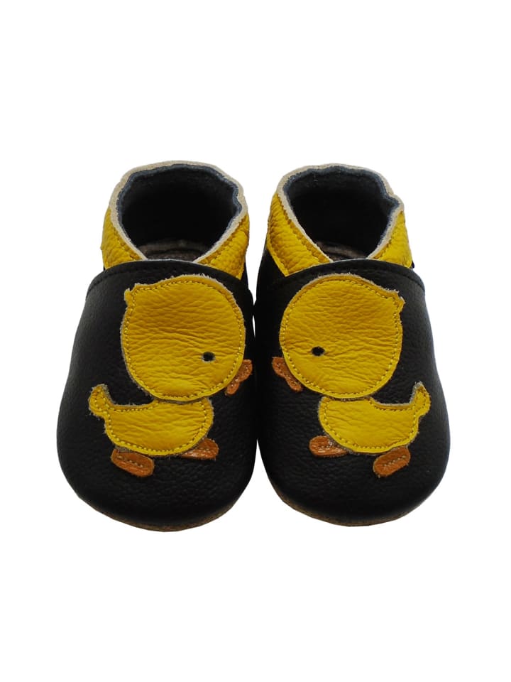 Yalion Baby Krabbelschuhe in Ente Schwarz günstig kaufen 23/24