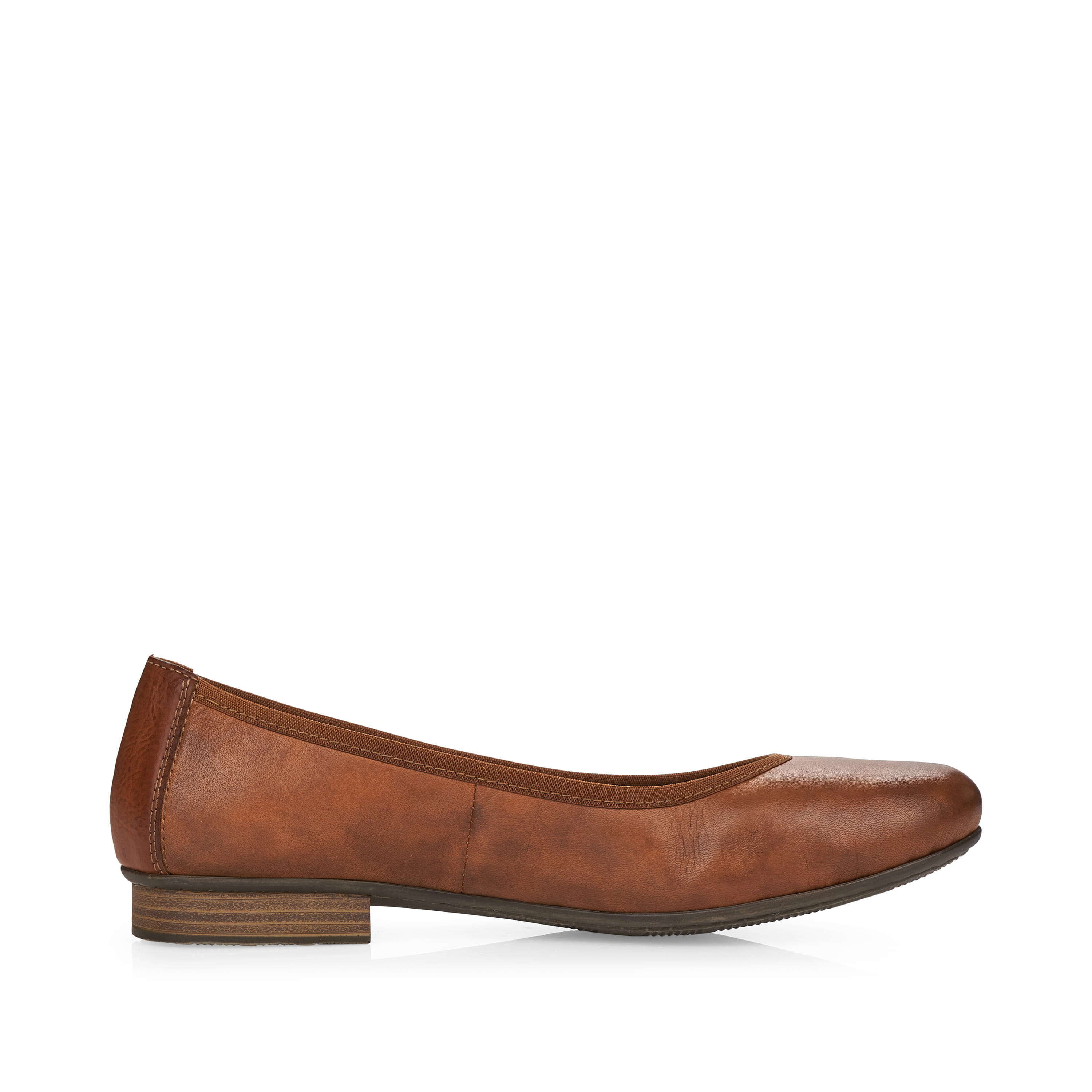 Rieker Damen Ballerinas kastanienbraun