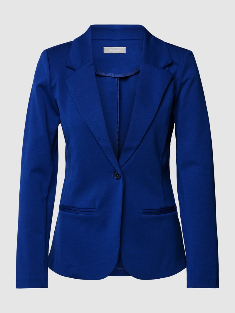 Blazer mit Paspeltaschen in royalblau