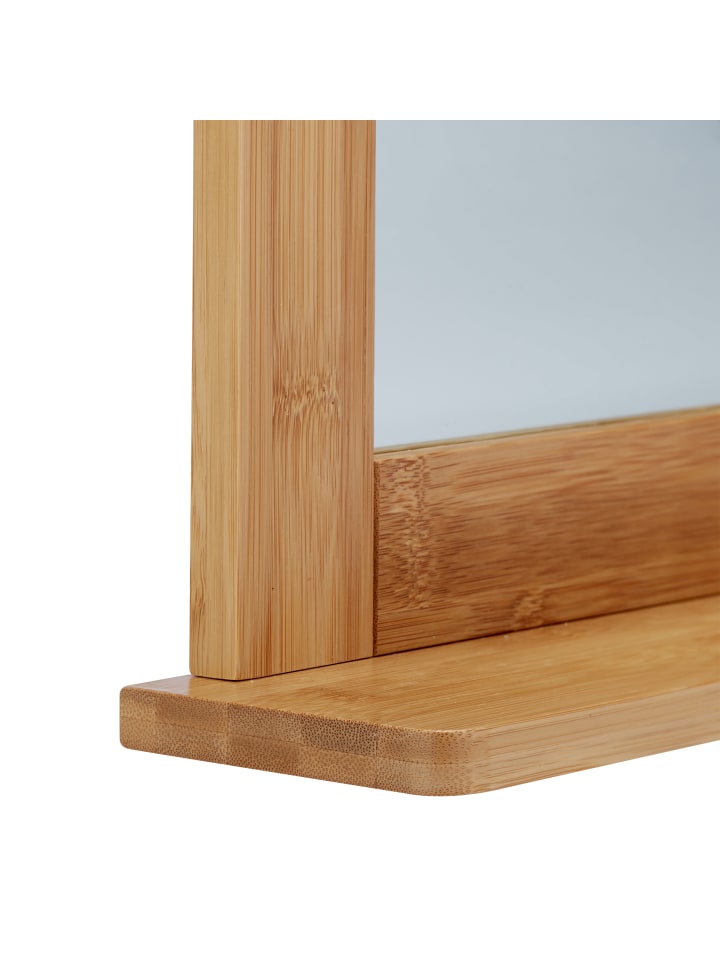 relaxdays Wandspiegel in Natur - (B)56 x (H)68 x (T)9,5 cm günstig kaufen onesize
