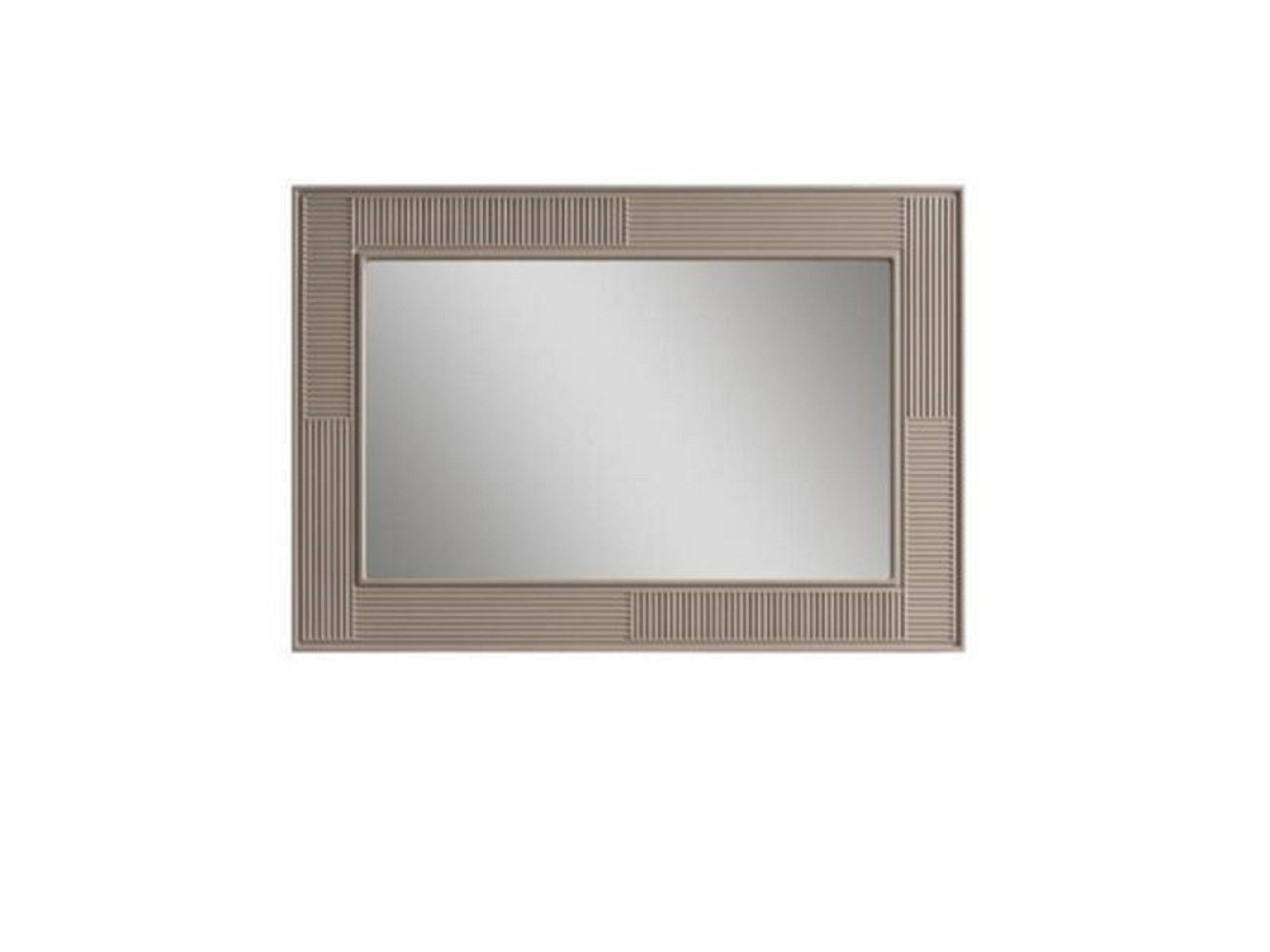 JVmoebel Esszimmer-Set Luxus Esszimmer Essgruppe Essecke Esstisch Stühle Beige Set 9tlg Holz, (9-St., 1x Esstisch+6x Stühle+1x Sideboard+1x Spiegel), Made in Europa