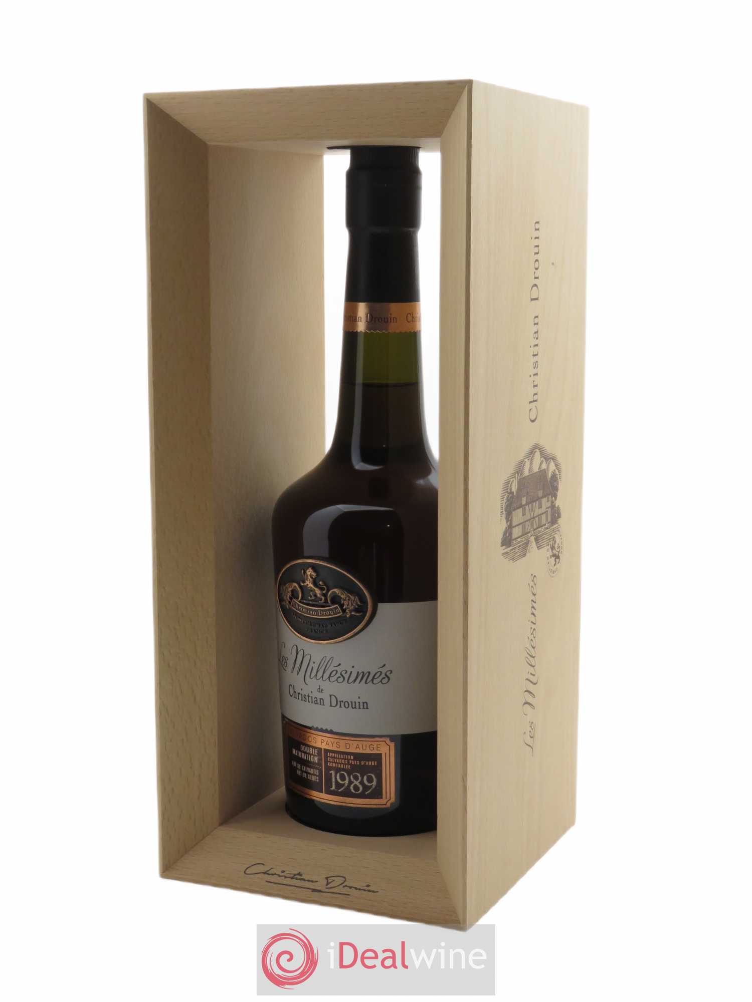 Calvados Christian Drouin Pays d'Auge (70cl) 1989 - Lot de 1 Bouteille