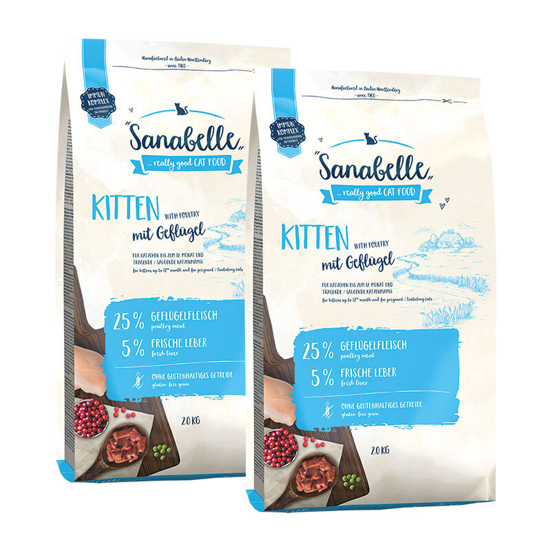 Sanabelle Trockenfutter Sanabelle Kitten 2x2 kg