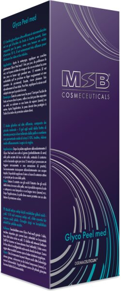 MSB Cosmeceuticals Basic Care Glyco Peel med Gesichtspeeling