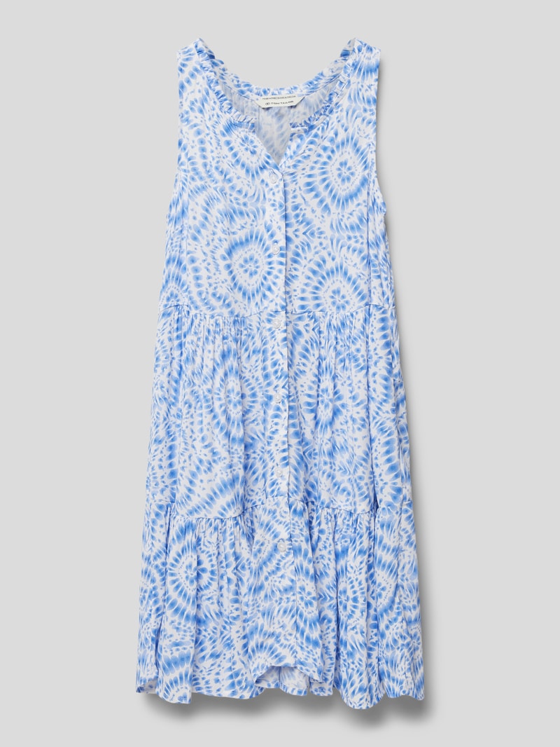 Kleid mit Allover-Muster in offwhite