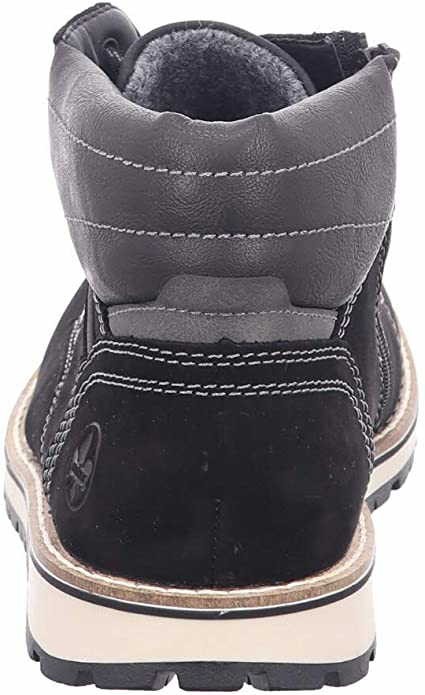 RIEKER Schnür-Stiefeletten schwarz