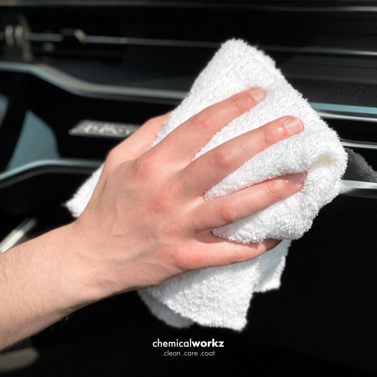 chemicalworkz Edgeless Soft Touch Towel 500GSM Weiß Poliertuch 40×40cm