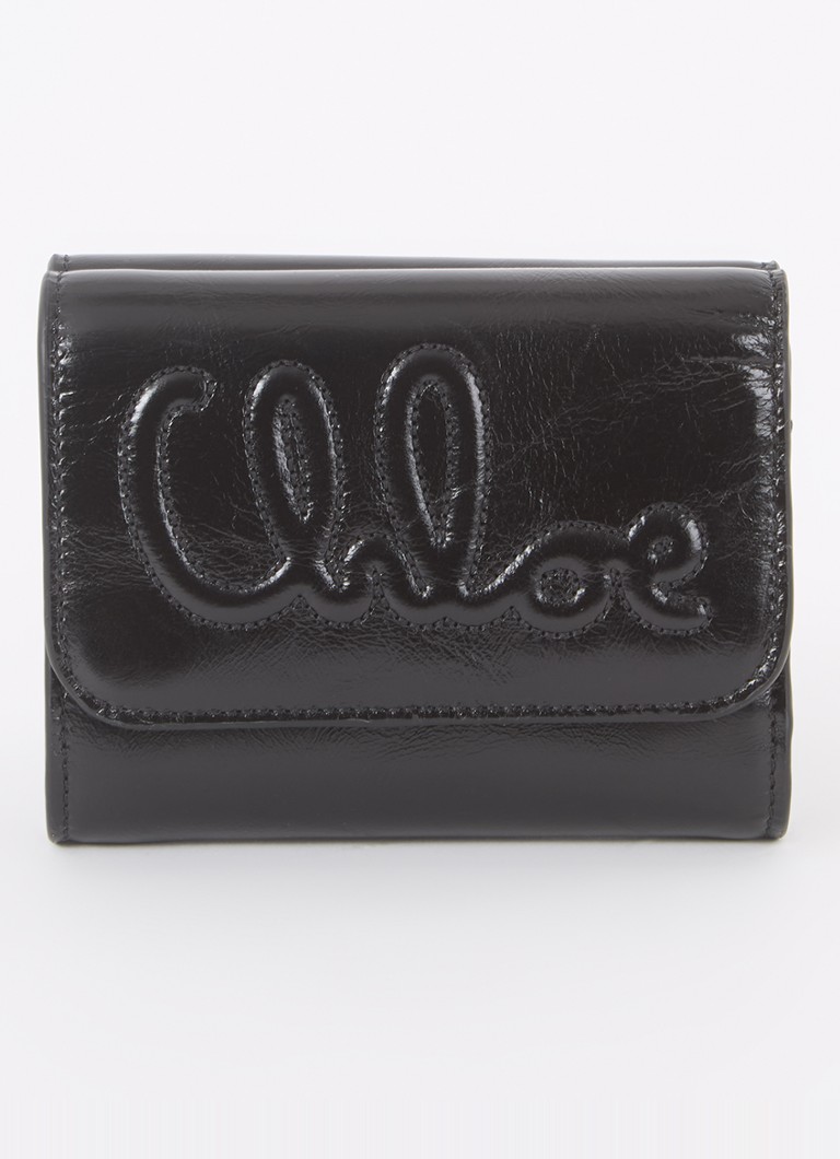 Geantă Chloé din piele de vițel cu logo