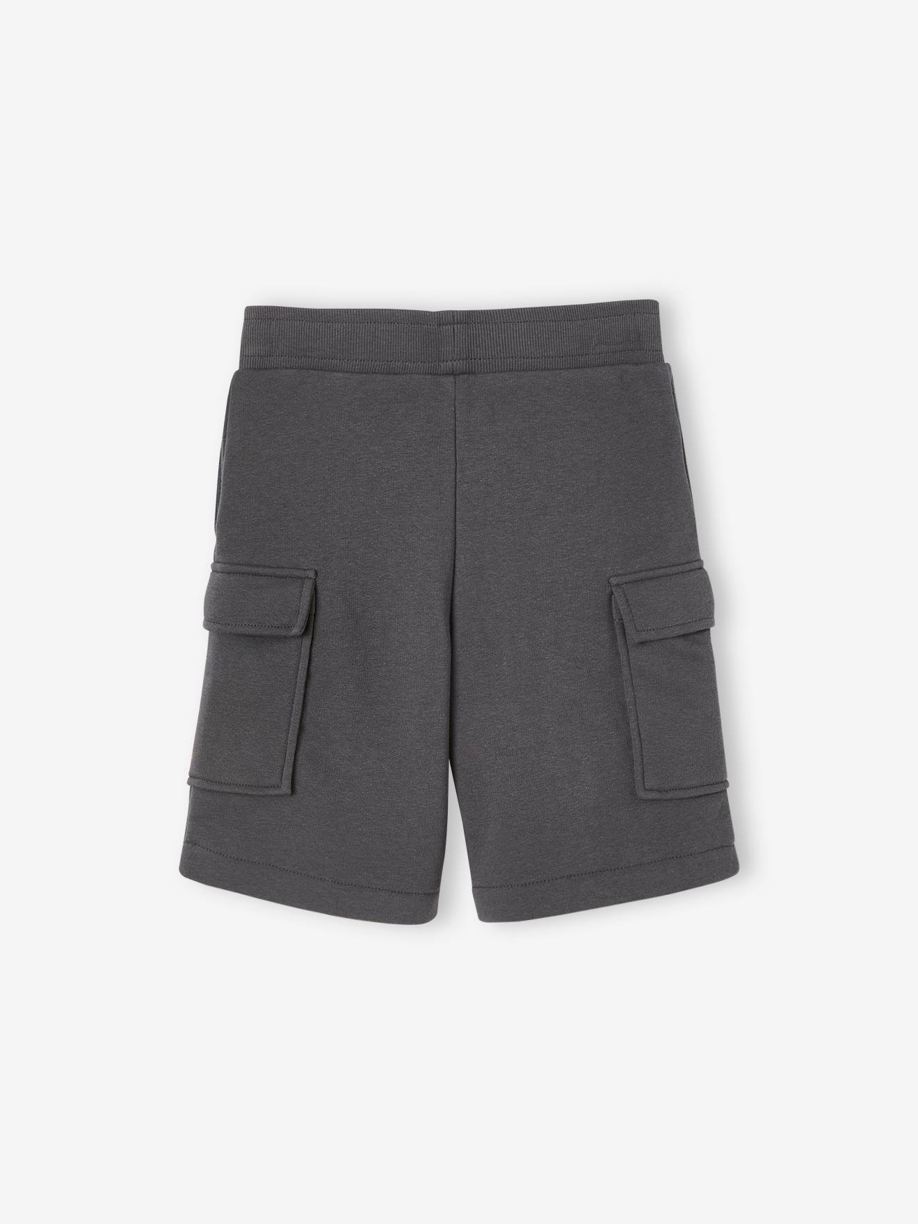 Bermuda sport esprit battle en molleton garçon gris
