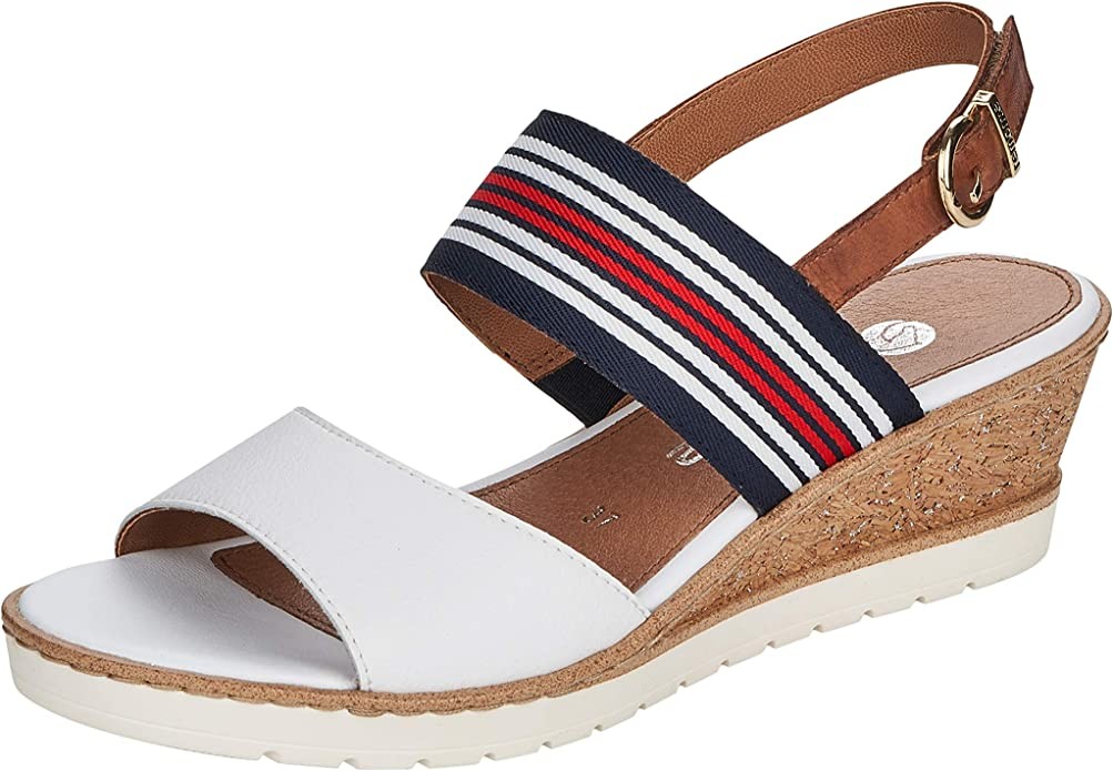 REMONTE Sling-Pumps weiss