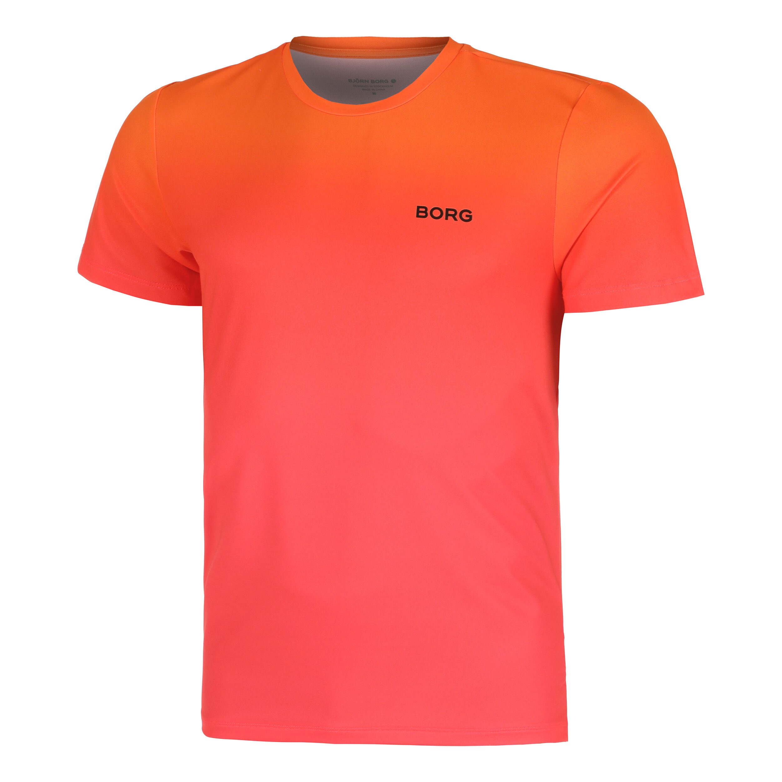 Allover Printed T-Shirt Herren - Orange, Rot