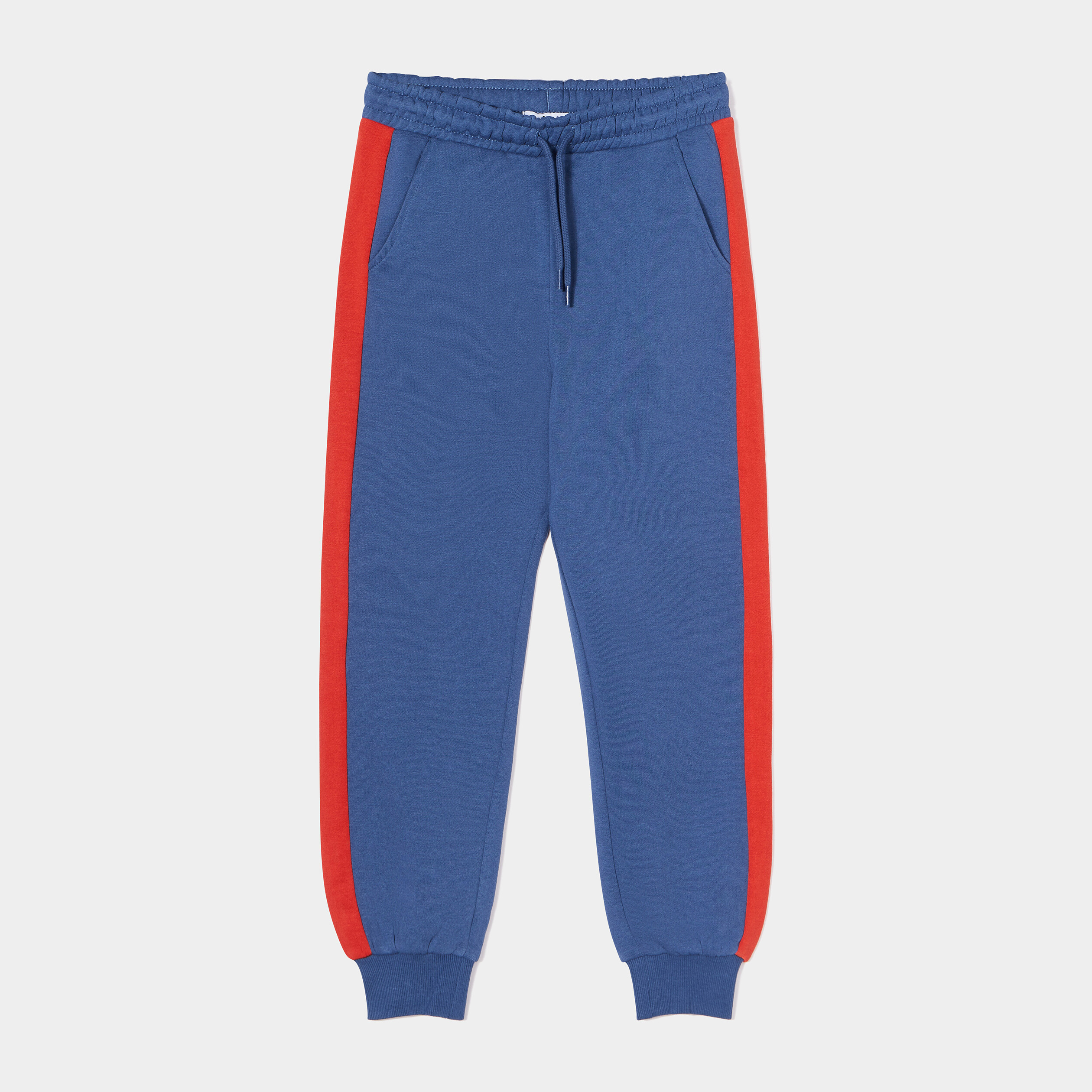Pantalon jogging molleton bleu foncé garçon | La Halle