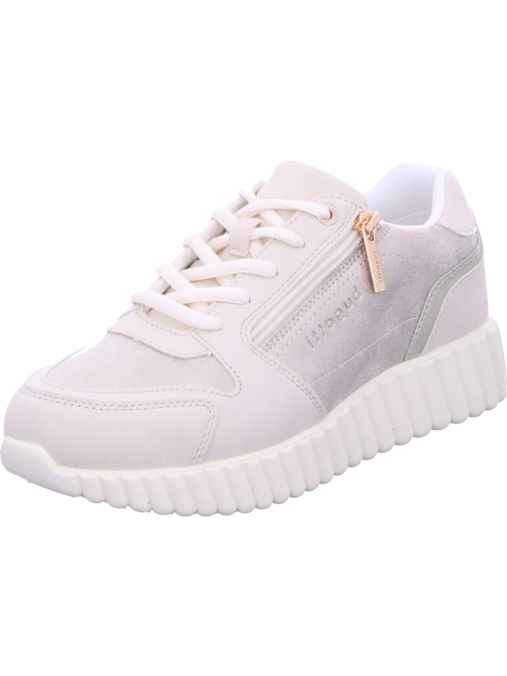 Bugatti Schnürhalbschuh in beige günstig kaufen