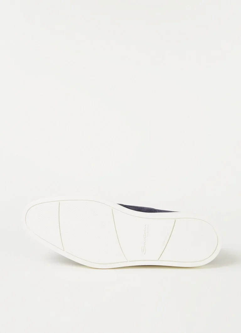 Santoni Atlantis suede buckle shoe
