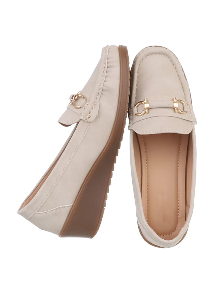 Ital-Design Halbschuh in Beige günstig kaufen