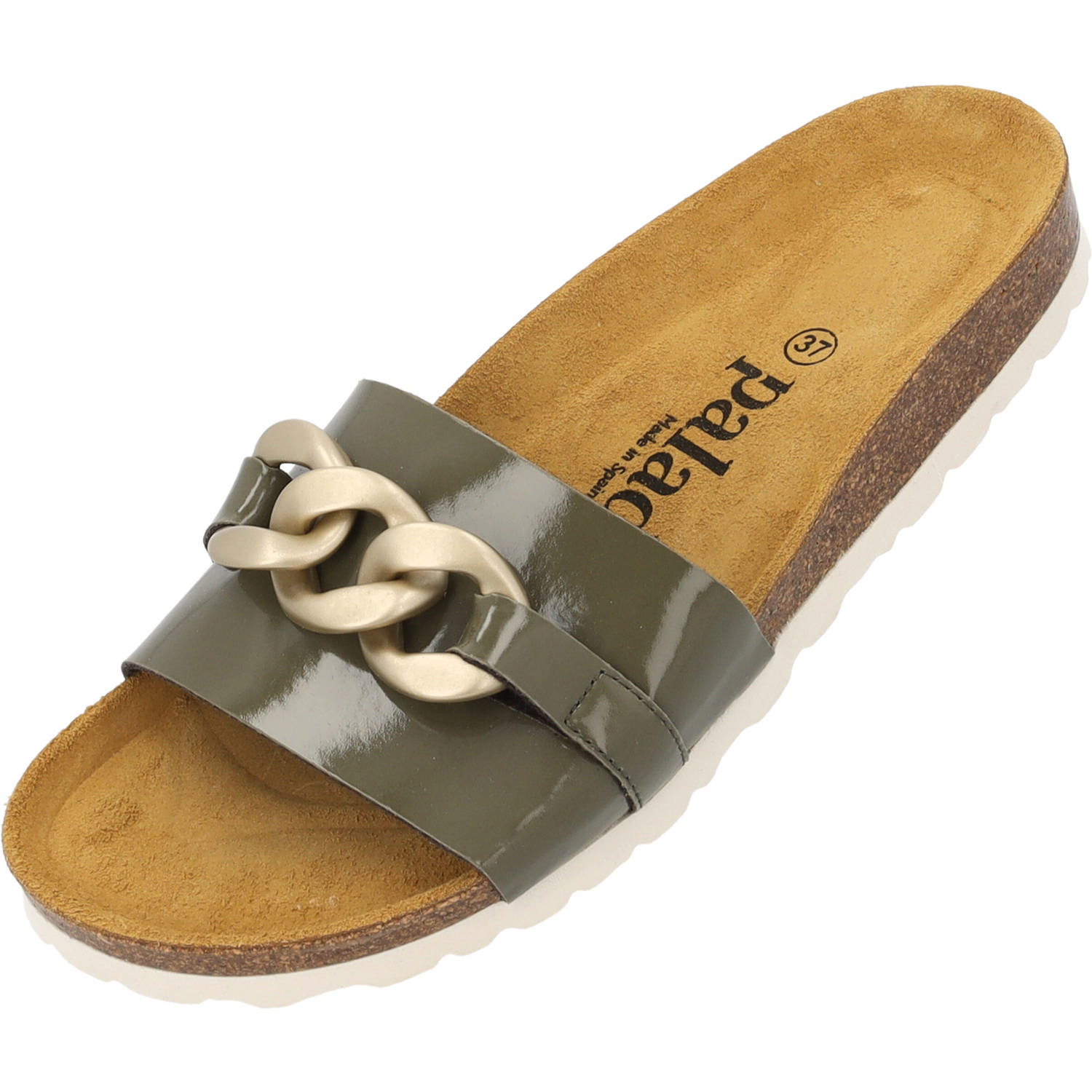 Palado Gozo, Pantoletten, Damen, Khaki Lack