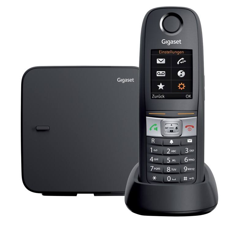 Gigaset DECT Telefon E630 Schwarz