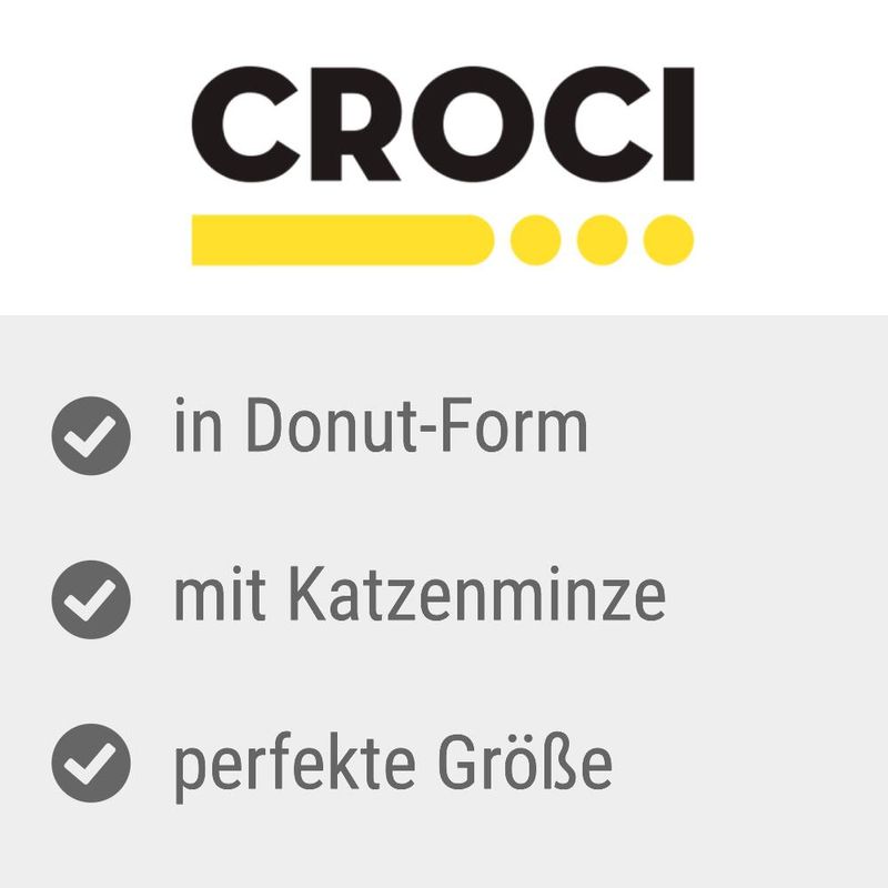 Croci Bakery Street Donut mit Katzenminze zu TOP-Preisen | bitiba