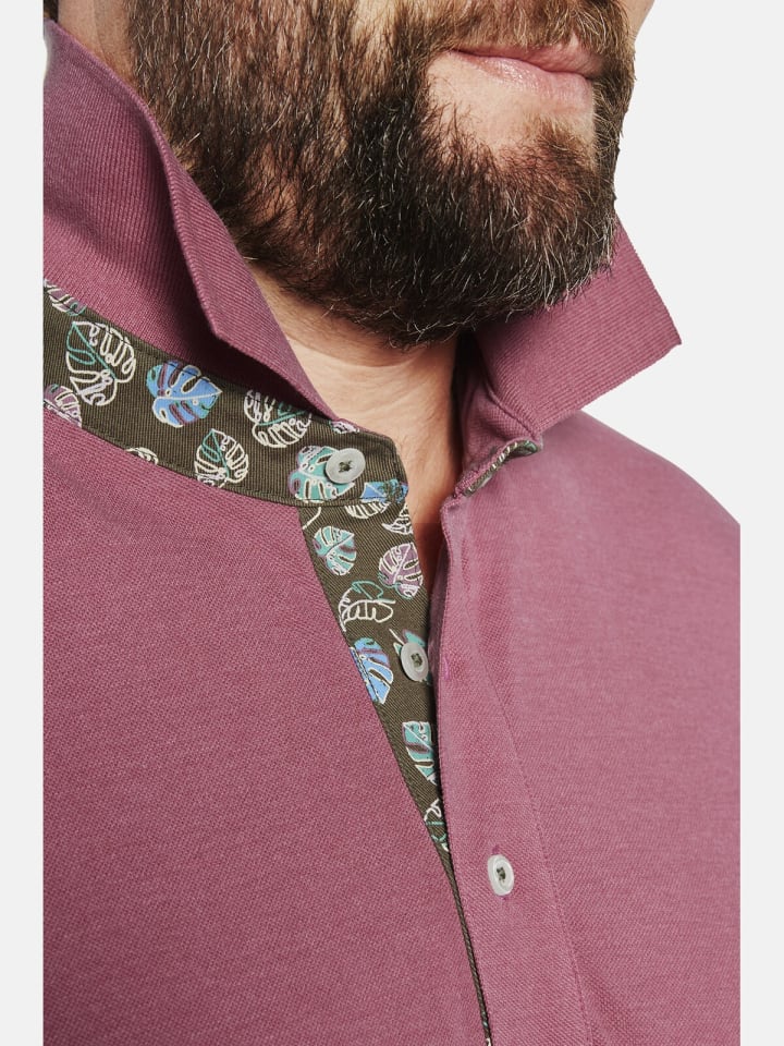 Charles Colby Doppelpack Poloshirt EARL LACHLAN in wollweiß pink günstig kaufen