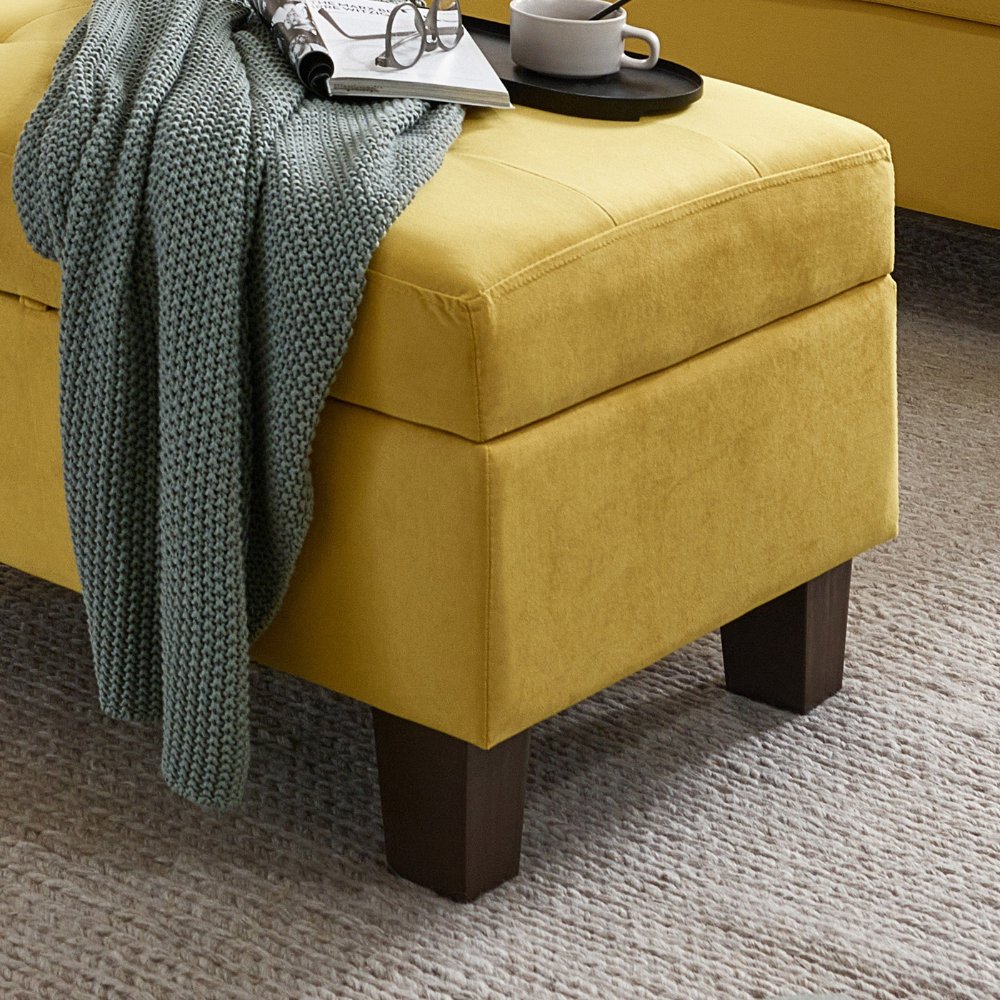 Home Deluxe Sofa ROM – Samt Gelb