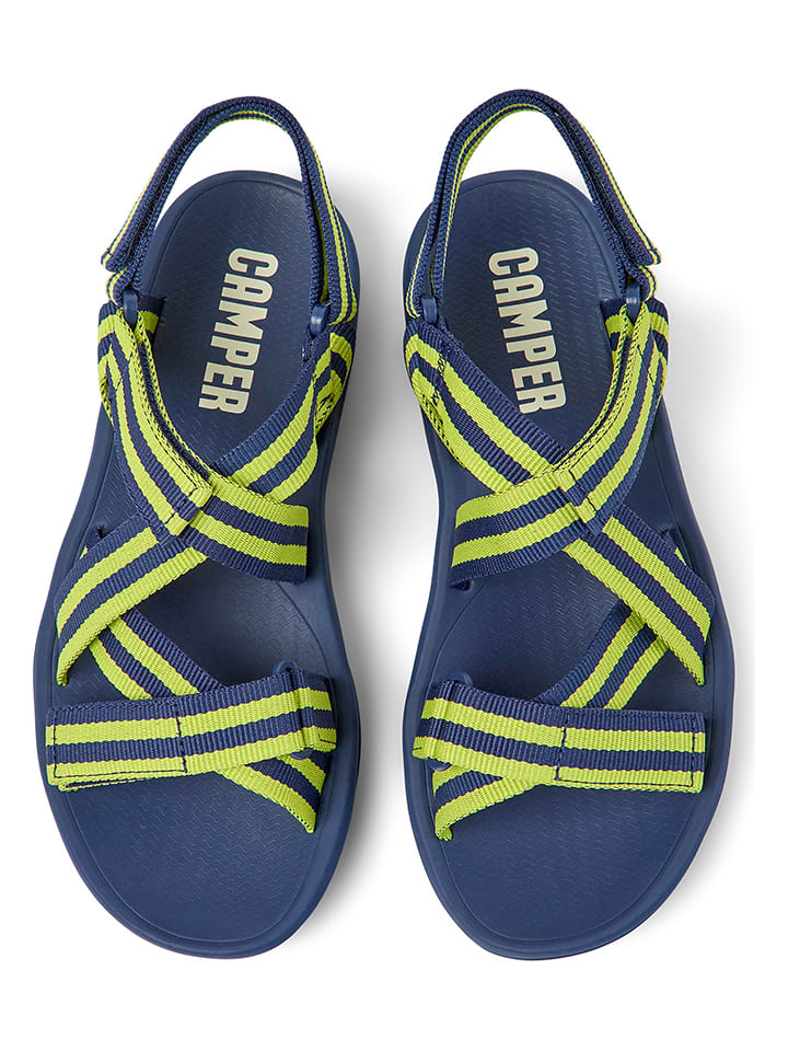 Camper Sandalen in Blau/ Grün günstig kaufen