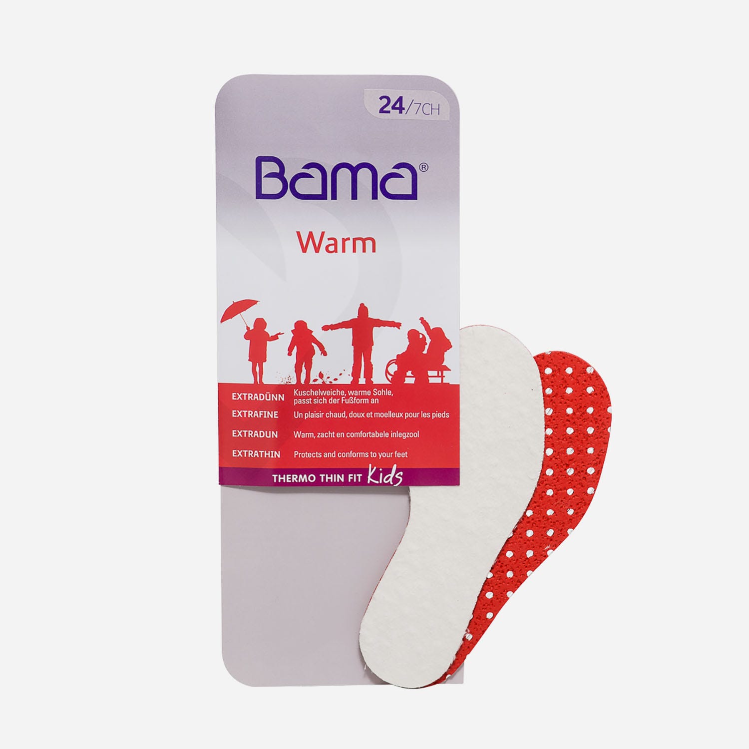 Semelle thermo extrafine pour enfant