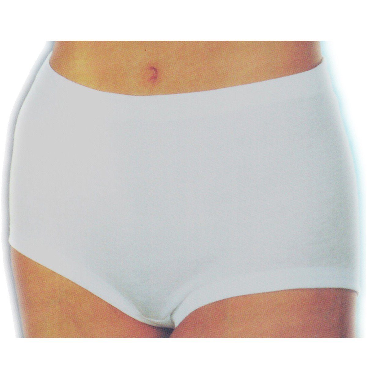 HERMKO Taillenslip 1140 Damen Taillenslip m. Tunnelzug aus 100% Bio-Baumwolle (Mama-Slip)