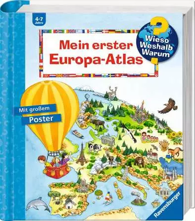 Ravensburger Wieso? Weshalb? Warum?: Mein erster Europa-Atlas