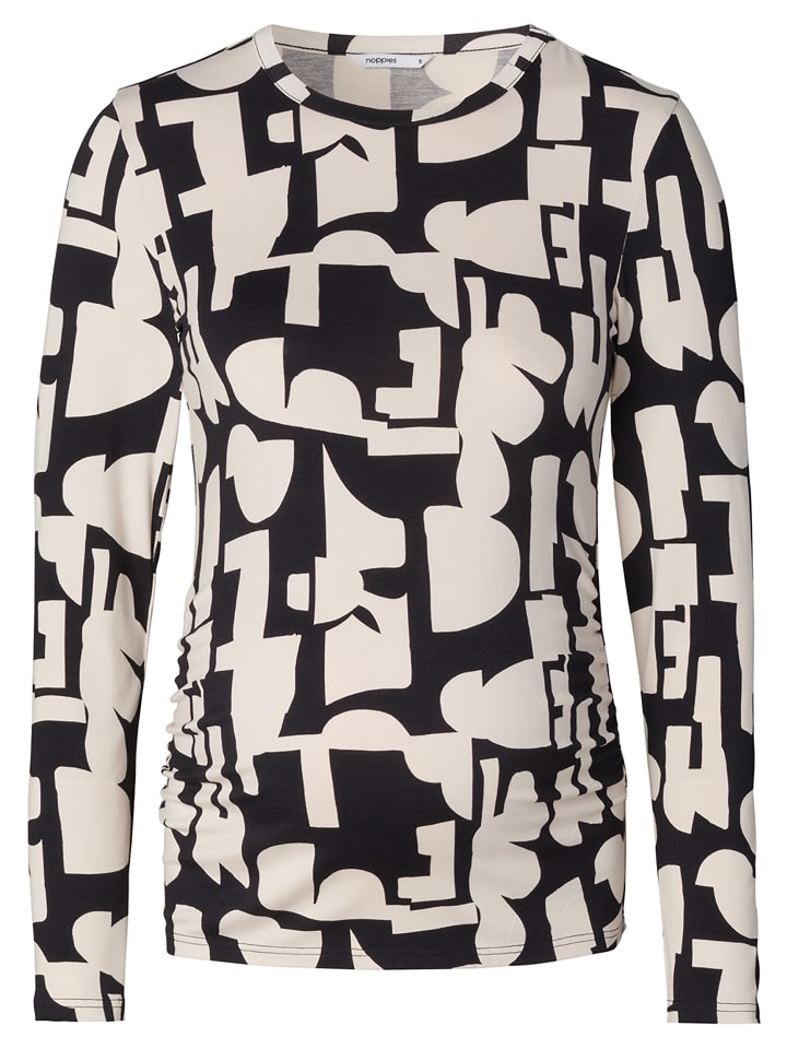 Noppies Langarmshirt Eura in Monochrome All Over Print günstig kaufen