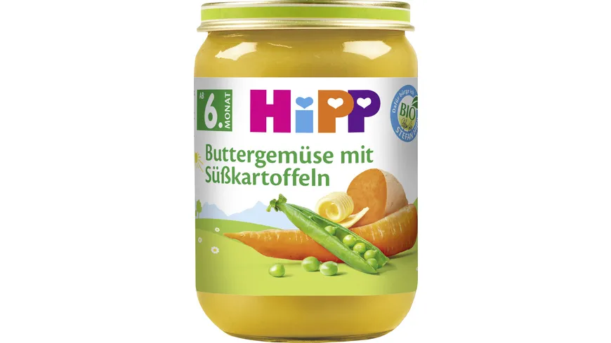 HiPP Gemüse 190g: Buttergemüse mit Süßkartoffeln 190 g